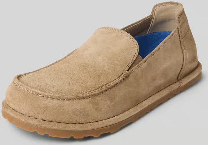 Birkenstock Loafers van echt suède model 'Utti'