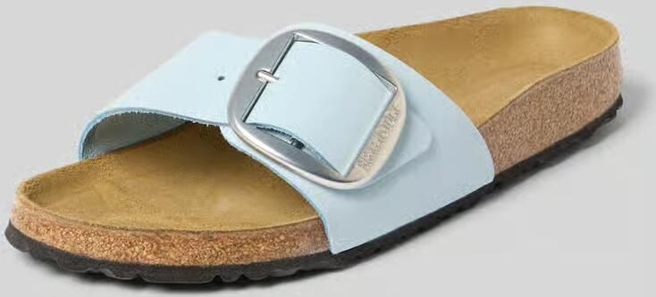 Birkenstock Sandaaltje van nubuckleer model 'MADRID BIG BUCKLE'
