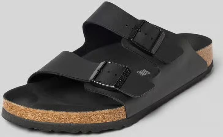 Birkenstock Arizona Slippers en Sandalen Heren Zwart Nubuck - Foto 6