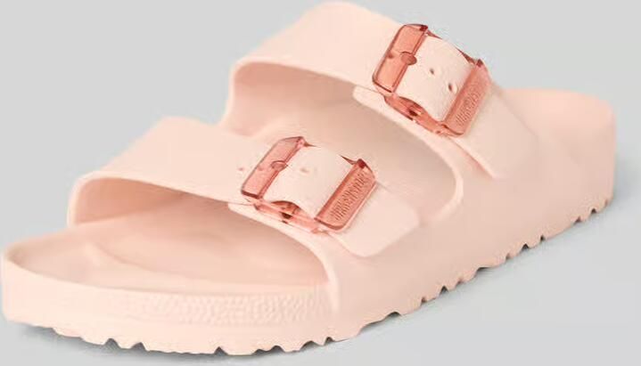 Birkenstock Slippers met doornsluitingen model 'ARIZONA STEALTH BUCKLE'