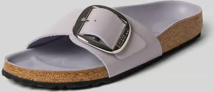 Birkenstock Slippers van echt leer model 'Madrid'