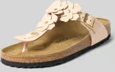 Birkenstock Teenslippers met florale applicaties model 'GIZEH'