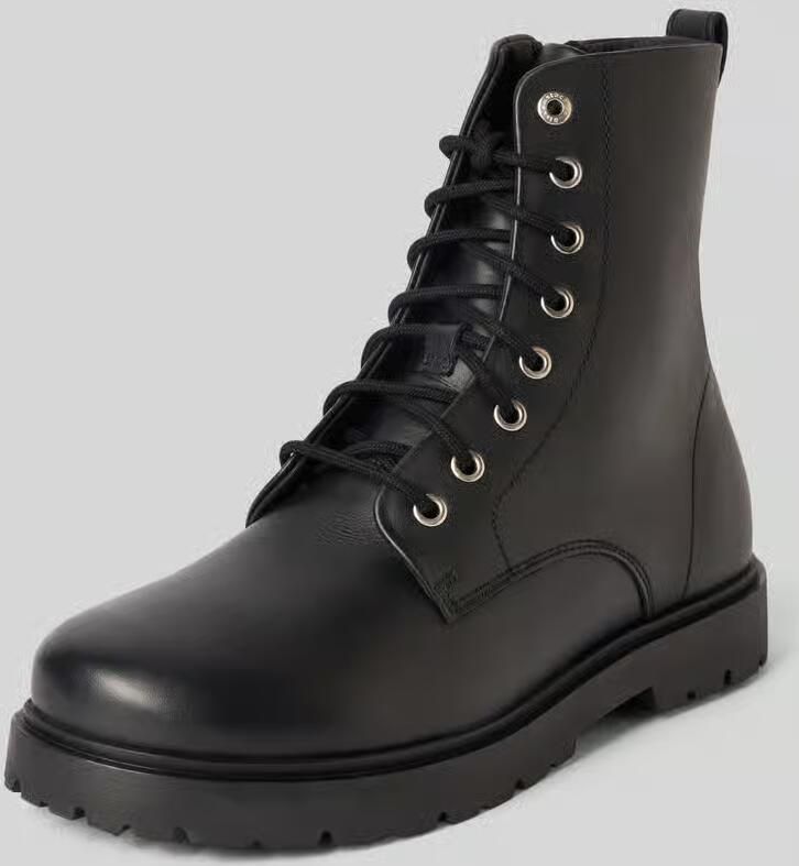 Birkenstock Veterlaars van runder nappa met profielzool - Foto 5