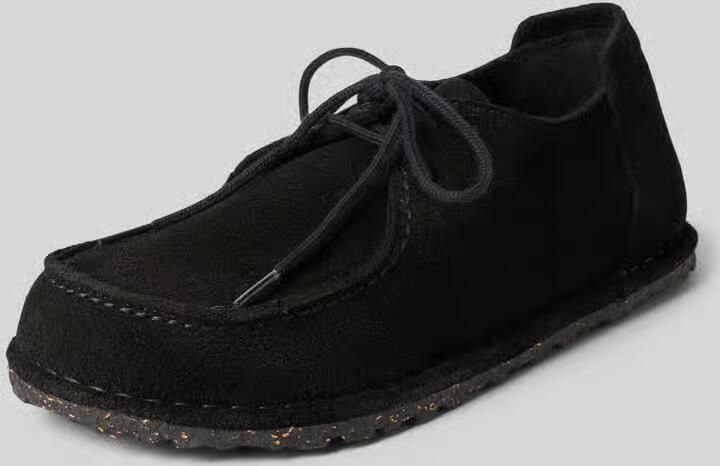 Birkenstock Veterschoenen van leer met label in reliëf model 'UTTI LACE'