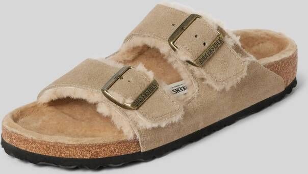 Birkenstock Leren sandalen met doornsluitingen model 'Arizona'