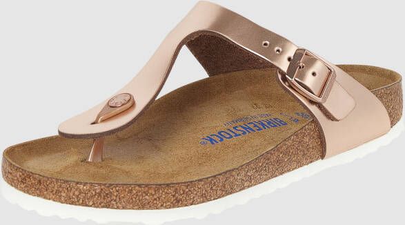 Birkenstock Gizeh Nl Wb Womens Metallic Copper Schoenmaat 35 Slides 1005048 - Foto 12