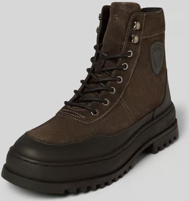 Blauer USA Boots van leer model 'IUKA03'