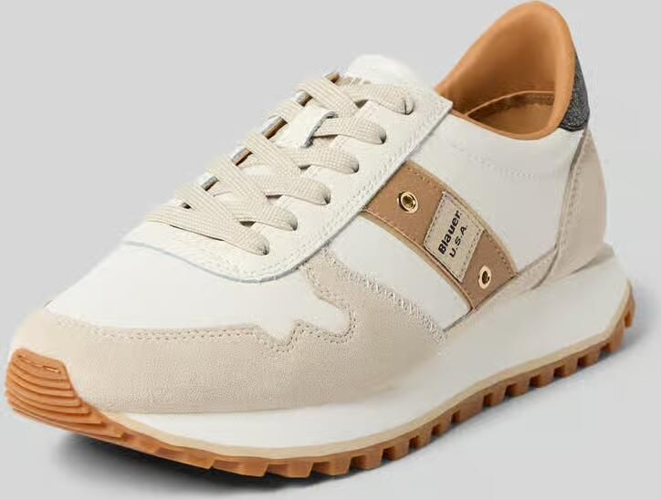 Blauer USA Sneakers met label-detail model 'MILLEN03'