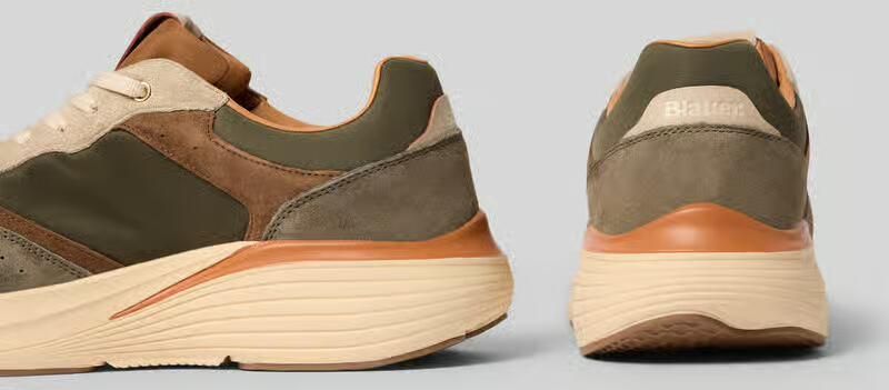 Blauer USA Sneakers met labelpatch en reliëf model 'LANDER02' - Foto 2