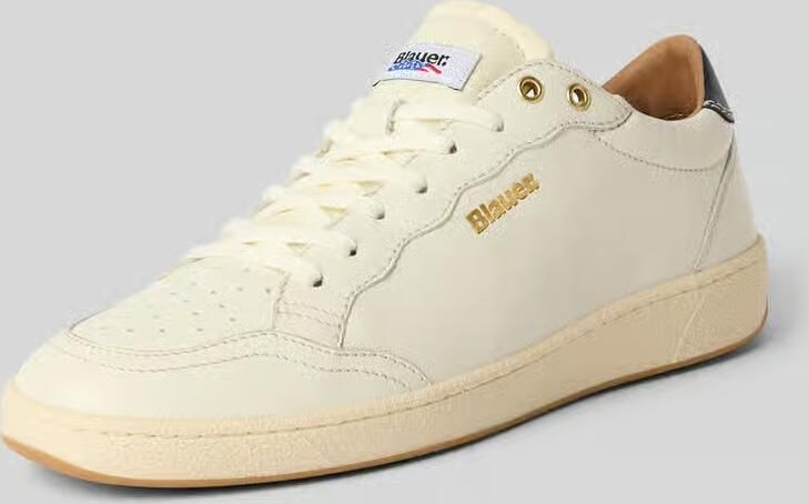Blauer USA sneakers van Leermix met Logodetail Model 'Murray'