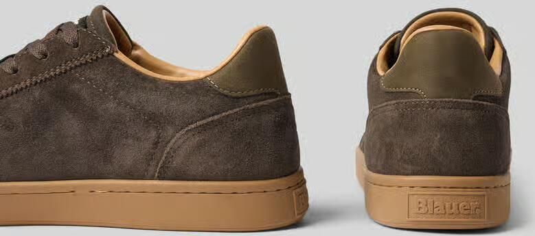 Blauer USA Sneakers van leermix model 'Lowell' - Foto 2