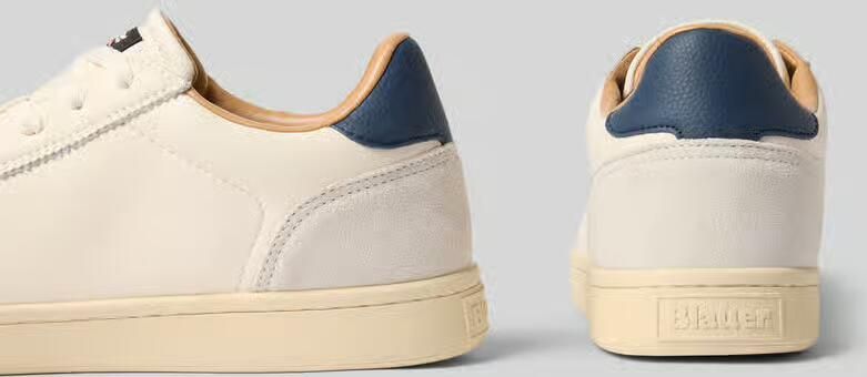 Blauer USA Sneakers van leermix model 'Lowell' - Foto 2