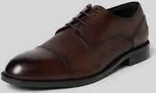 Boss Derby veterschoen van echt leer