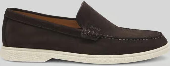 BOSS Heren Loafer Bruin 50543083 202 Sienne Loaf Sd N - Foto 11