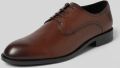Boss Leren derbyschoenen met labeldetails model 'Tayil' - Bruin