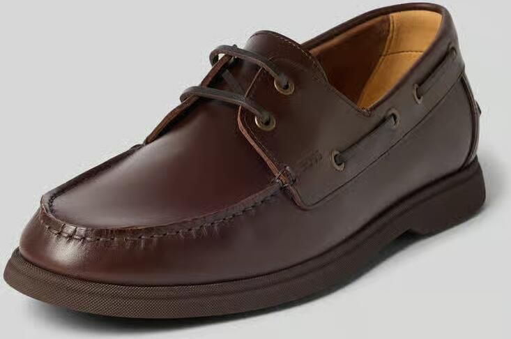 Boss Loafers van echt rundleer model 'Sienne_Slon_pllt'