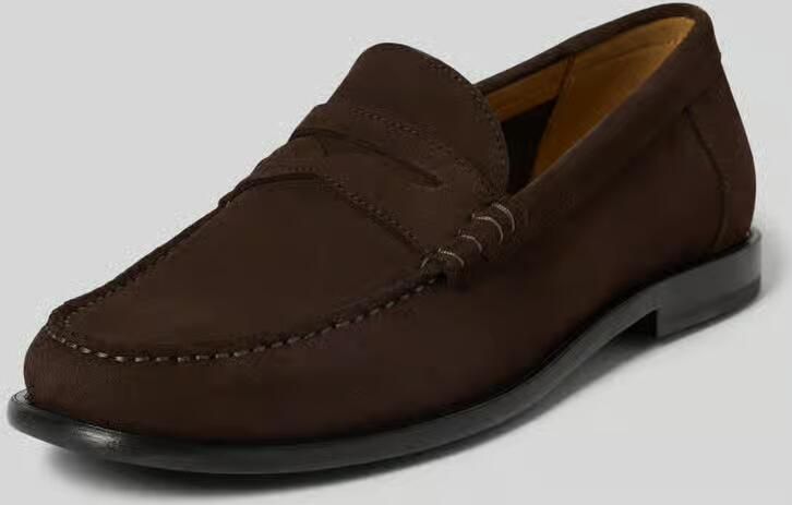 Boss Loafers van echt rundleer model 'TEVAN_MOCC' - Foto 3