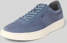 Boss low top sneakers met echt leer-garnering model 'KIERAN'