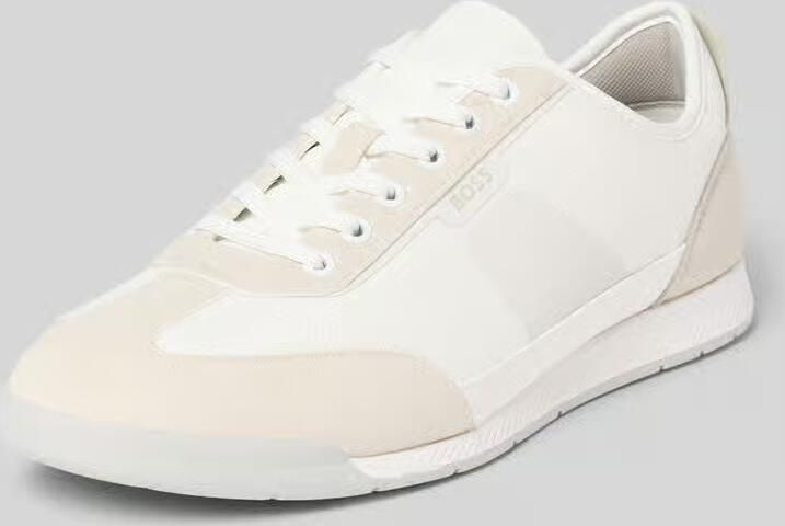 Boss low-top-sneakers met leer model 'Nitan_Lowp_txmx' - Foto 9