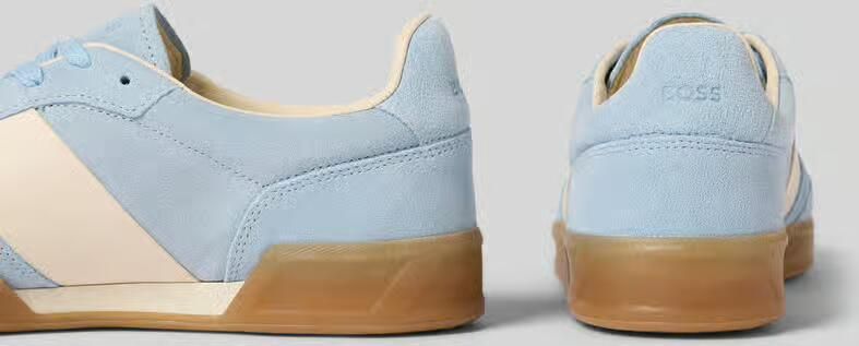 Boss low top sneakers van echt rundleer model 'BRENTA_TENN' - Foto 2