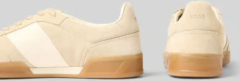 Boss low top sneakers van echt rundleer model 'BRENTA_TENN' - Foto 2