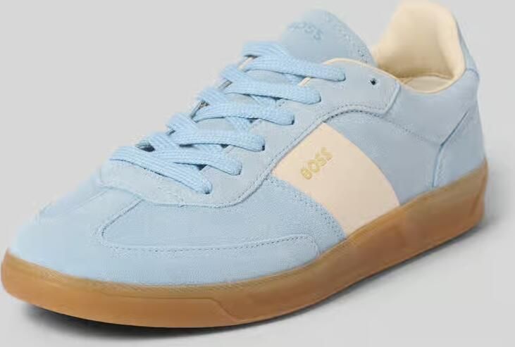 Boss Low top sneakers van echt rundleer model 'Brenta_Tenn_sdlt'