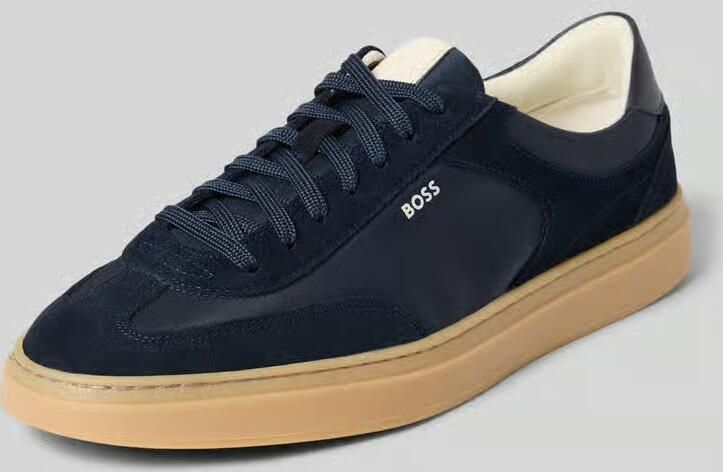 Boss Low-top sneakers van echt rundleer model 'Kieran_Tenn_sdnyn'