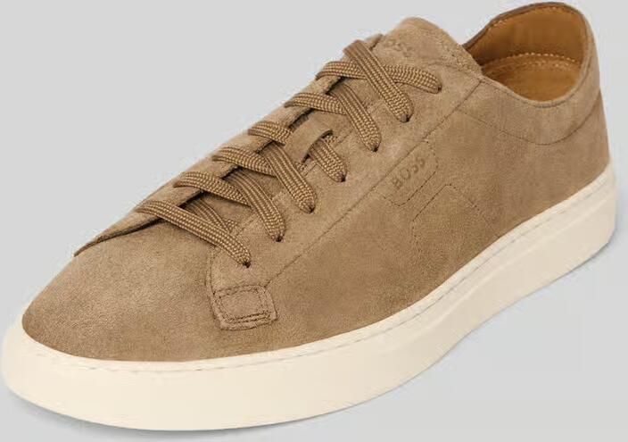 Boss Low top sneakers van puur rundleernubuck Model 'Kieran_Tenn_wcsd' - Foto 2