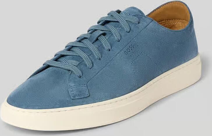 Boss Low top sneakers van puur rundleernubuck Model 'Kieran_Tenn_wcsd'