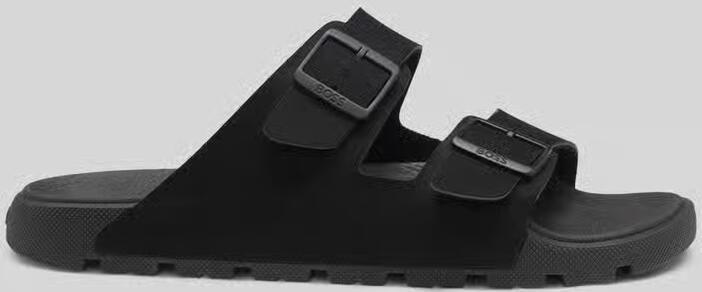 Boss Sandalen met twee riempjes en all-over logodetails - Foto 5