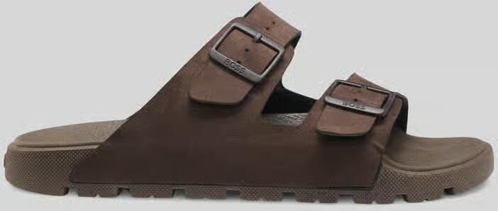 Boss Sandalen met twee riempjes en all-over logodetails - Foto 6