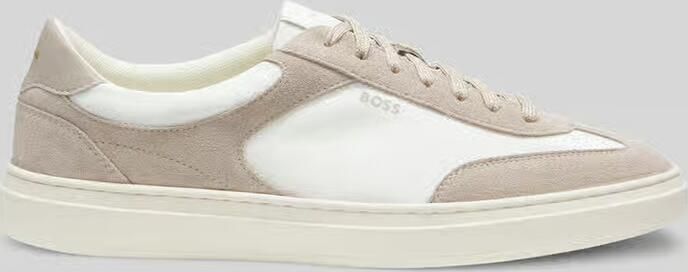 Boss Sneakers van echt leer met labelopschrift - Foto 2