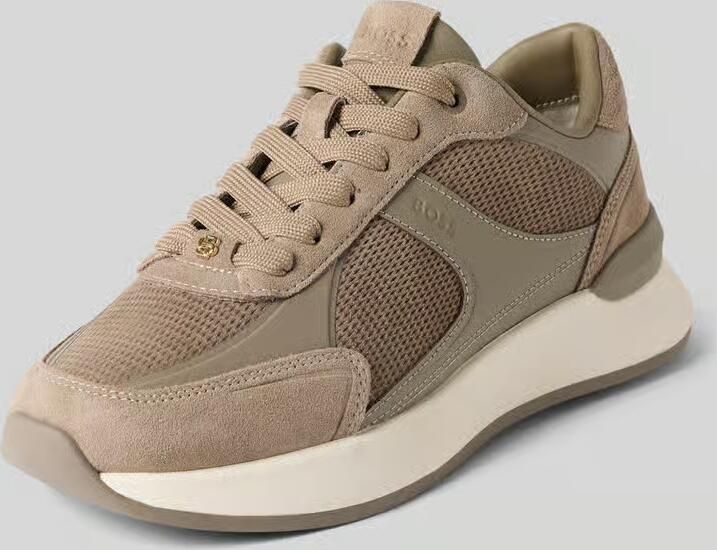 Boss Sneakers van echt rundleer model 'B Icon_Runn'