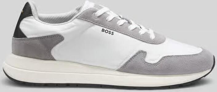 Boss Sneakers van echt suède met labelopschrift - Foto 2