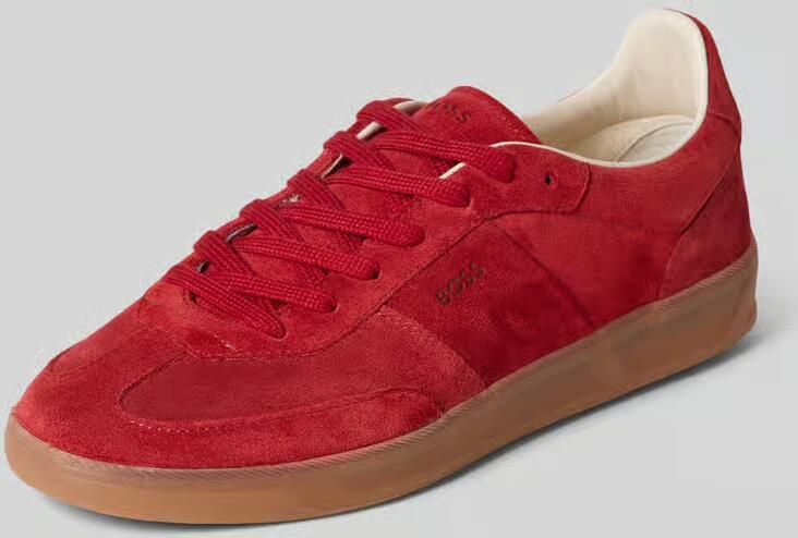 Boss Sneakers van leer model 'Brenta'