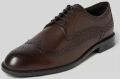 Boss Veterschoenen van echt leer model 'Tayil_Derb' - Donkerbruin
