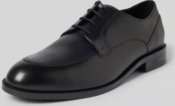 BOSS Nette Schoenen Heren Tayil_derb Leer Zwart - Foto 8