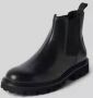 Boss Chelsea boots van leer met treklus model 'Julyo' - Thumbnail 3