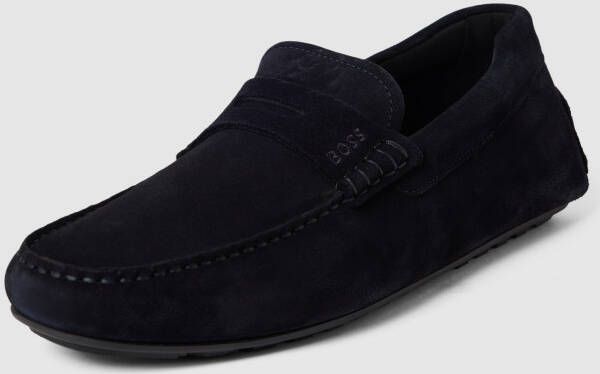 Boss Mocassins met labeldetails model 'Noel'