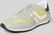 Boss Orange Low Top sneakers met Leerlook-details Model 'LEVON_RUNN_NYMI'