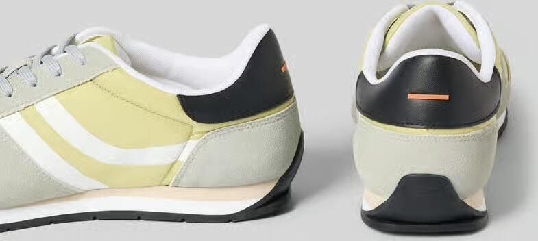 Boss Orange Low Top sneakers met Leerlook-details Model 'LEVON_RUNN_NYMI' - Foto 2