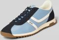 Boss Orange Low top sneakers met Leerlook-details Model 'ZAYN_LOWP_NYMI ' - Blauw