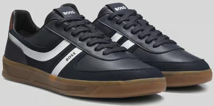 Boss Orange Sneakers low met contrasterende strepen