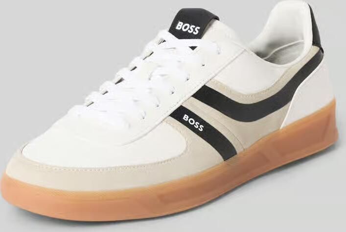 Boss Orange Sneakers low met contrasterende strepen