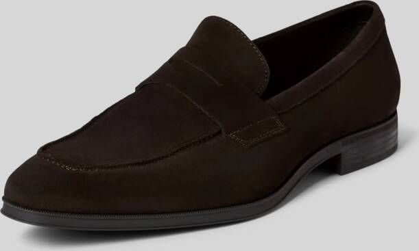Boss Penny loafers van echt leer model 'Theon'