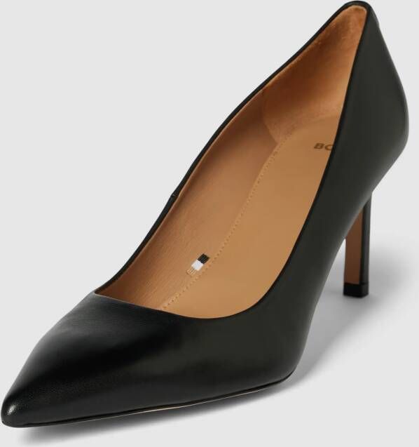 Boss Pumps van leer met labeldetail model 'Janet'