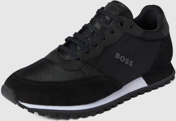 Boss Hugo Sneakers Heren Lage sneakers Herenschoenen Canvas Parkour runn NOS Zwart - Foto 9