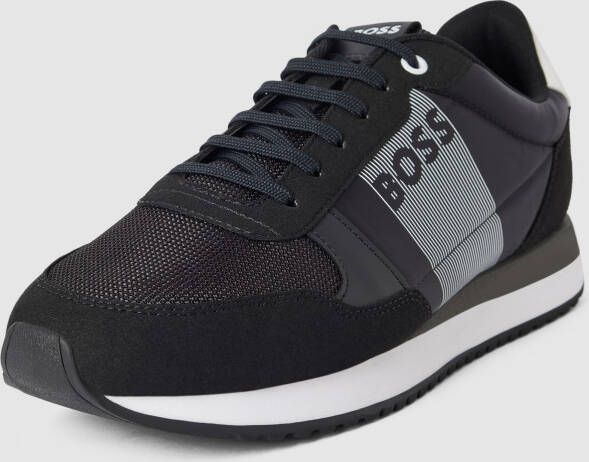 Boss Sneakers met labeldetails model 'Kai'
