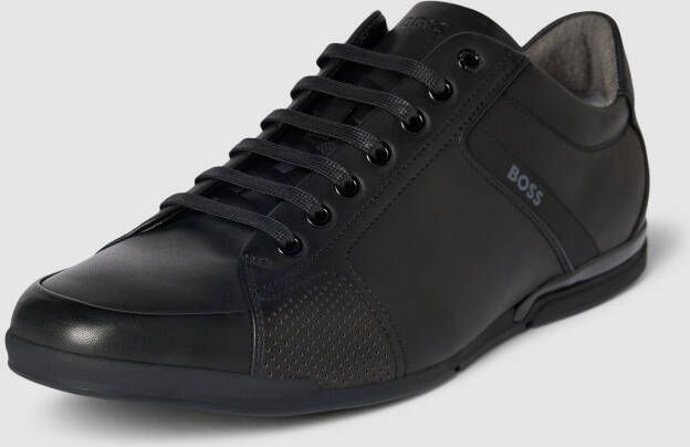 Boss Sneaker van leer model 'Saturn'
