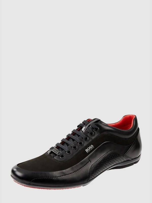 Boss Sneakers van leer model 'Racing'